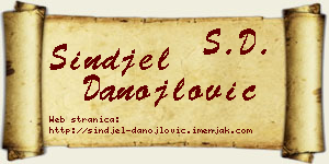 Sinđel Danojlović vizit kartica